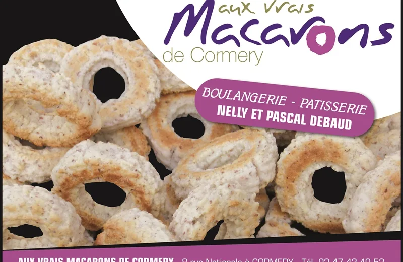 Affiche-aux vrais macarons-cormery-valdeloire