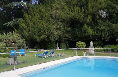 Hôtel Le Choiseul - La piscine - Amboise, Val de Loire.