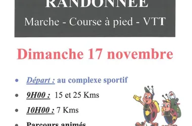 [TELETHON] Randonnée Marche – Course à pied – VTT