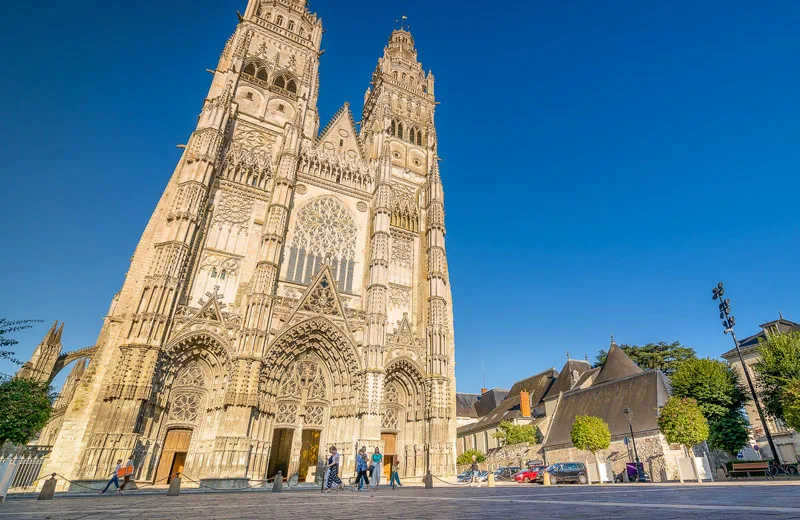 Saint-Gatien Cathedral - Tours, Loire Valley, France.