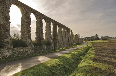 Gallo-Roman aqueduct - Luynes, Loire Valley, France.