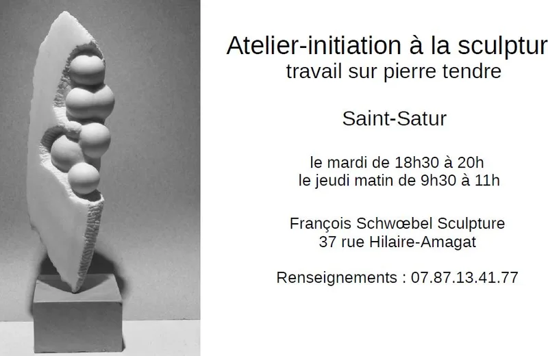 Atelier – initiation à la sculpture