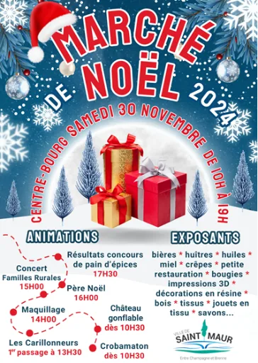 Marché de Noël de Saint-Maur Le 30 nov 2024