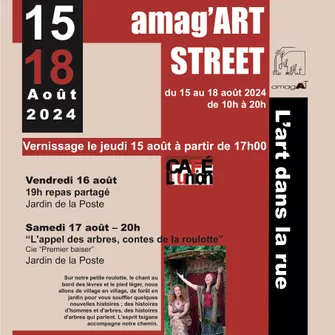 [Amag’Art Street « l’Art dans la rue »] L’appel des arbes, contes de la roulotte