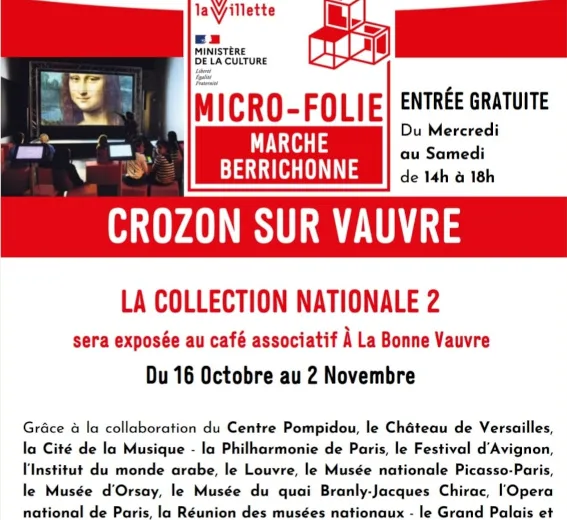 Micro-folie : Exposition de la collection Centre Val de Loire Du 16 oct au 2 nov 2024