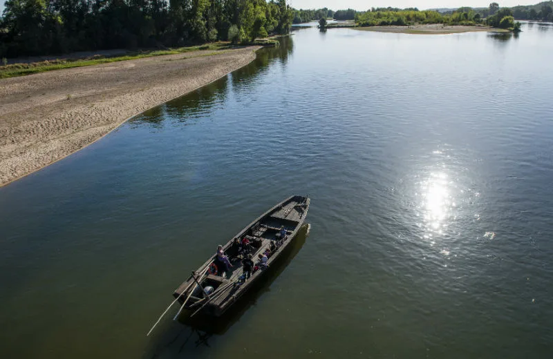 Endremage bateau sur la Loire