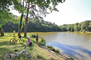 Parc de Fierbois campsite - Loire Valley, France.