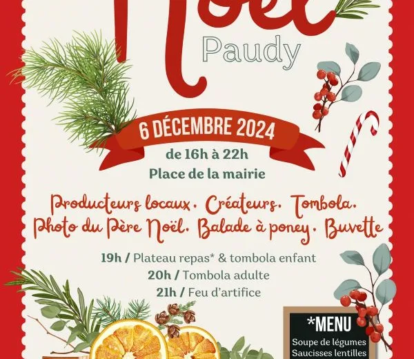 Marché de Noël de Paudy Le 6 déc 2024