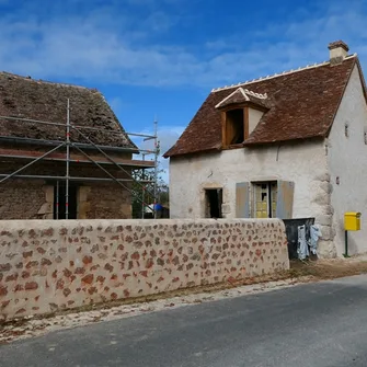 Balade découverte dans le village du Bouchet et du chantier de la Maison de la Rénovation