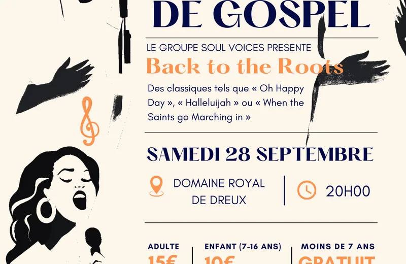 Concert de gospel Le 28 sept 2024