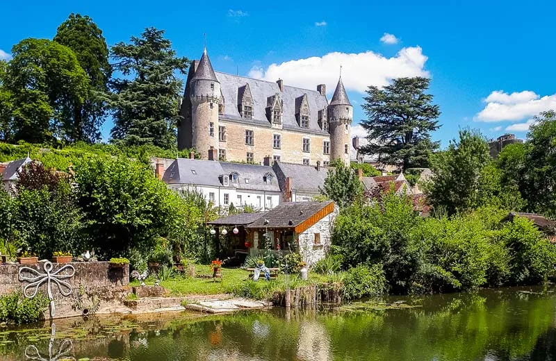 Walk in Montrésor and its castle - Loire Valley, France.