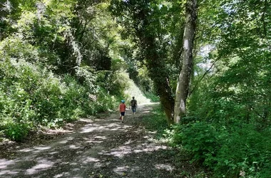 Walk in Montrésor: path of legends. Loire Valley, France.