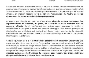 Festival AR(t]CHIPEL – Exposition « Africains Everywhere »