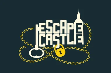 Logo jaune fond noir (Escape Castle Fréteval)