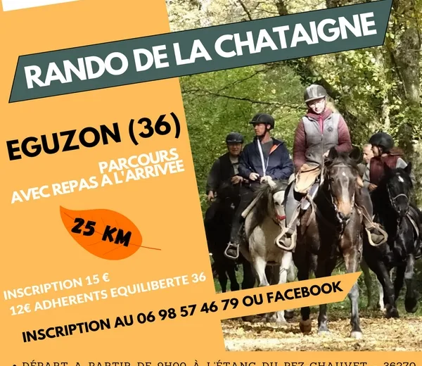 Rando équestre de la Châtaigne Le 2 nov 2024