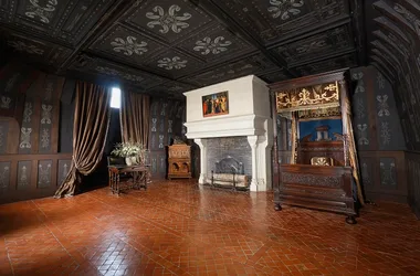 The room of Louise de Lorraine - Chateau de Chenonceau, Loire Valley, France.