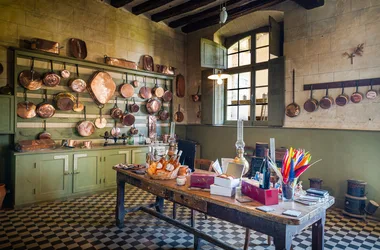 Chateau of Gizeux - The kitchen