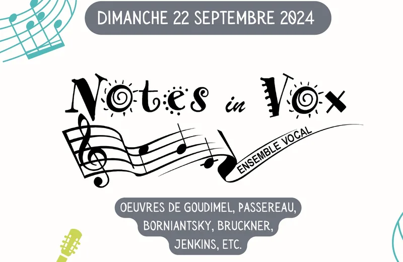 Concert vocal du Quatuor Notes in Vox