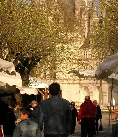 Marché du terroir à Chambord