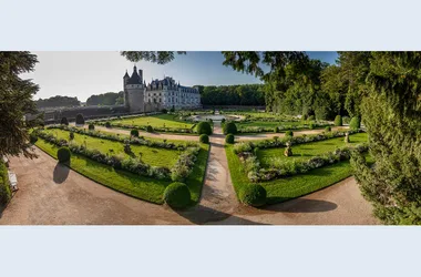 The garden of Catherine de Medici - Chateau de Chenonceau, France.