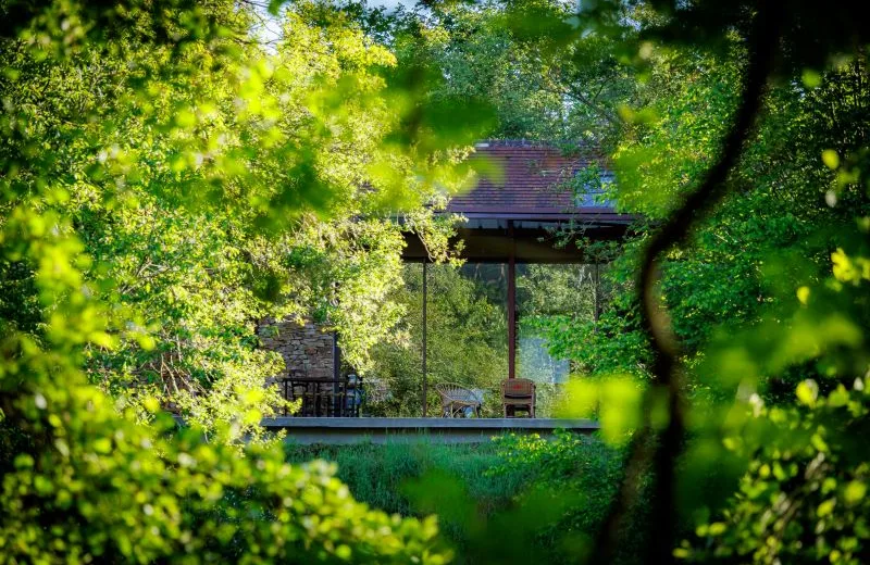 Moulin de Retord, côté étang