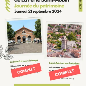 Visites guidées de la Ferté Saint Aubin • Journée du Patrimoine