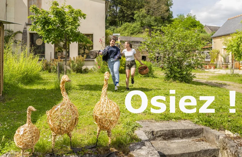 O S I E Z ! Centre d’Art autour de l’osier, Visite guidée et Atelier osier créatif