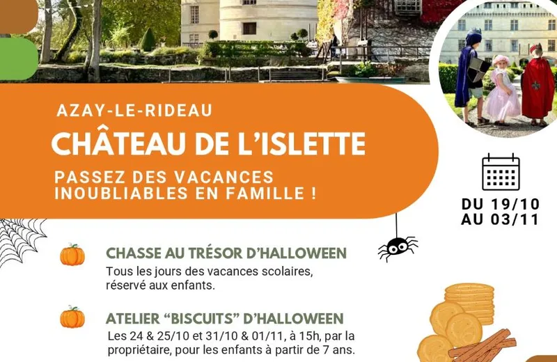 Animations d’automne au Château de l’Islette : Atelier biscuits d’Halloween