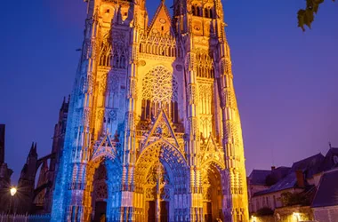 Saint-Gatien Cathedral - Tours, Loire Valley, France.