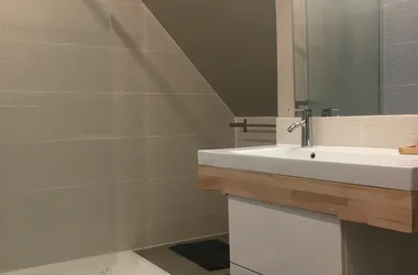 La salle de douche
