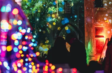 Lumières de Noël au Château de Beaugency