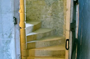 Chateau Bridoré-escalier-loches-valdeloire