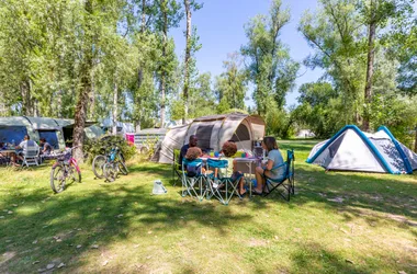 Camping Sites et Paysages les Saules-Cheverny-camping sous toile