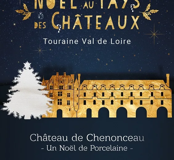 Chenonceau, un Noël de porcelaine.