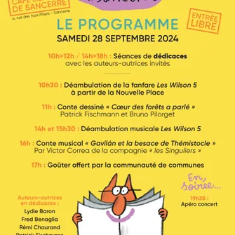 Fête du livre jeunesse à Sancerre