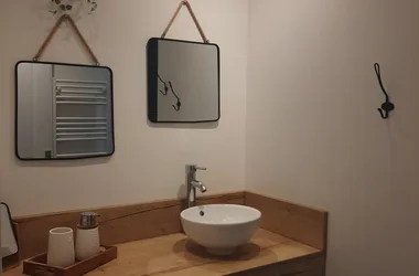 salle de bain gite