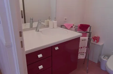The Valentine shower room