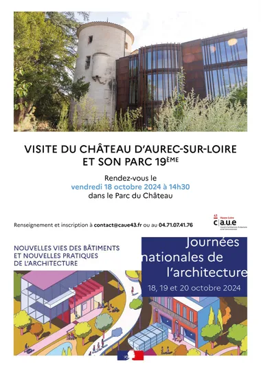 Visite du château d’Aurec-sur-Loire et de son parc 19e