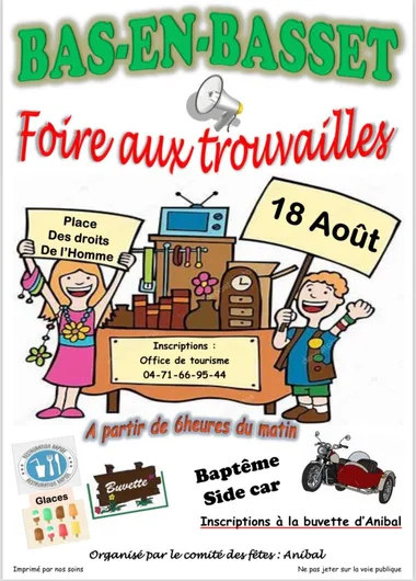 Vide grenier – Foire aux Trouvailles