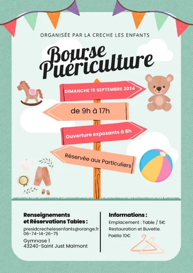 Bourse aux jouets et puériculture