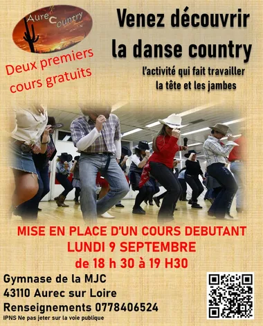 Cours débutant de Country