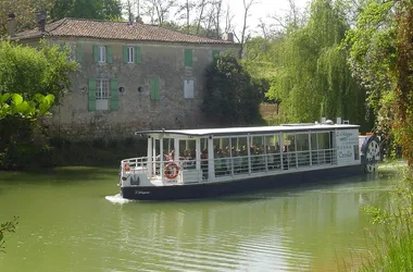 Croisières Fluviales sur la Baïse – le d’Artagnan Echappées Gasconnes