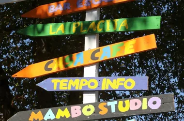 festival signs