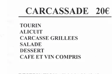 Repas Carcassade