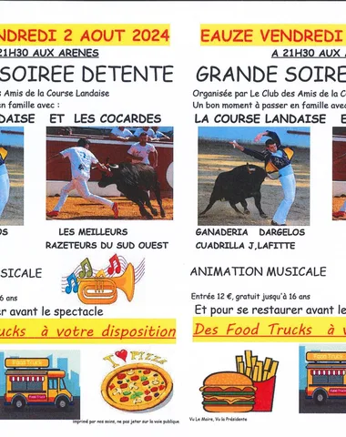 Grande soirée détente aux arènes