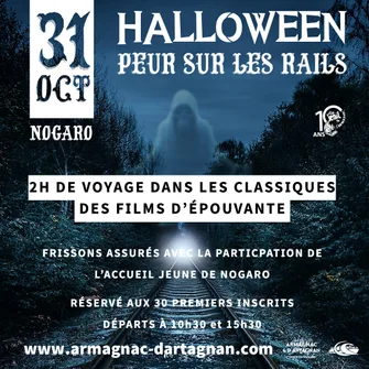 Halloween au Vélorail de l’Armagnac