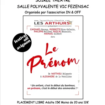 Pièce de théâtre ” Le prénom”