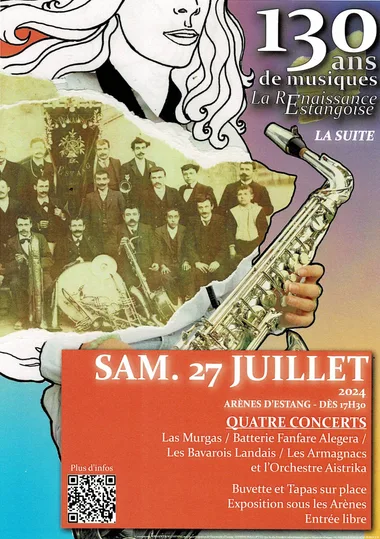 Concerts pour les 130 ans de la Renaissance Estangoise