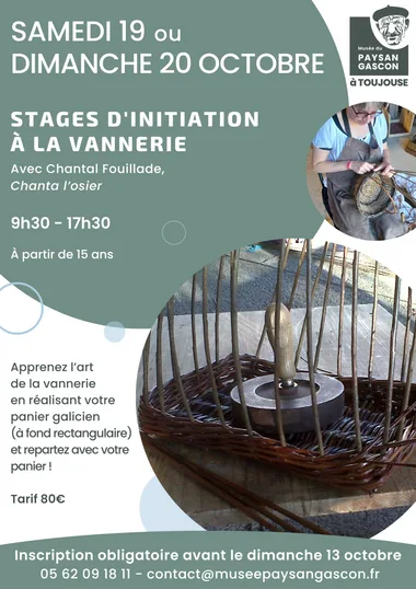 Stage d’initiation à la vannerie