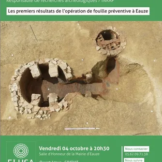 Conférence sur l’opération de fouille préventive